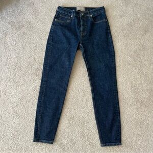 Everlane High-Waisted Blue Jeans